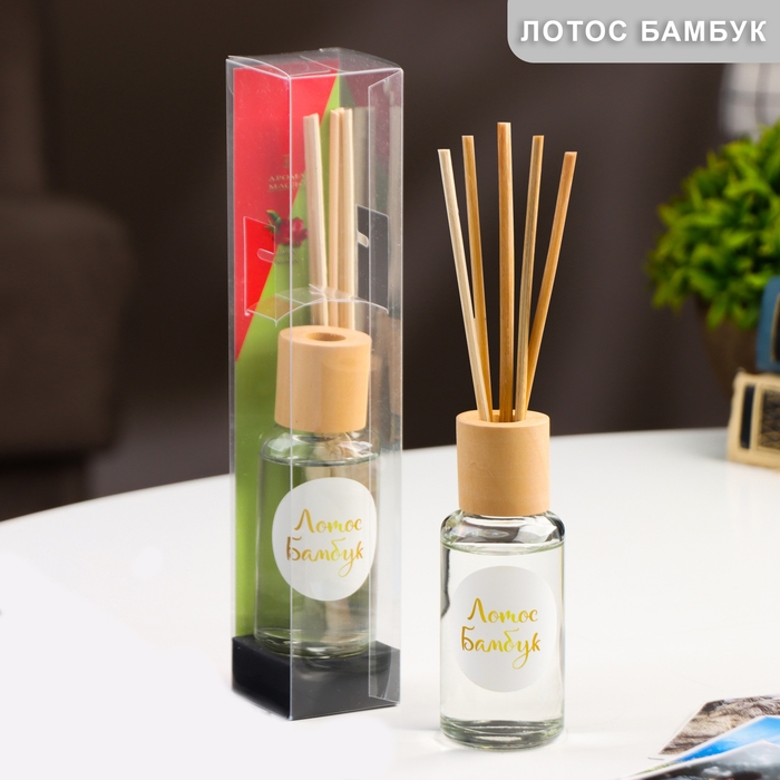 Диффузор ароматический Диффузор ароматический "Модерн", 50 мл, лотос и бамбук, "Богатство Аромата"