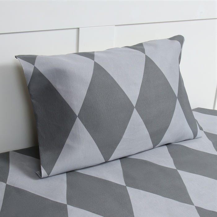 Постельное бельё 2 сп Экономь и Я Mosaic, 173х215см, 175х214см, 50х70см-2шт, микрофибра, 60г/м2