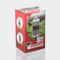 Чайник заварочный френч - пресс &laquo;Сейхо&raquo;, 350 мл, стекло, нержавеющая сталь