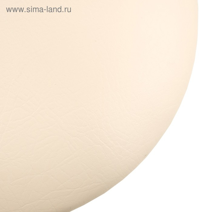 Табурет Табурет "Ультра" с кольцом, Серебристый металлик/молочный