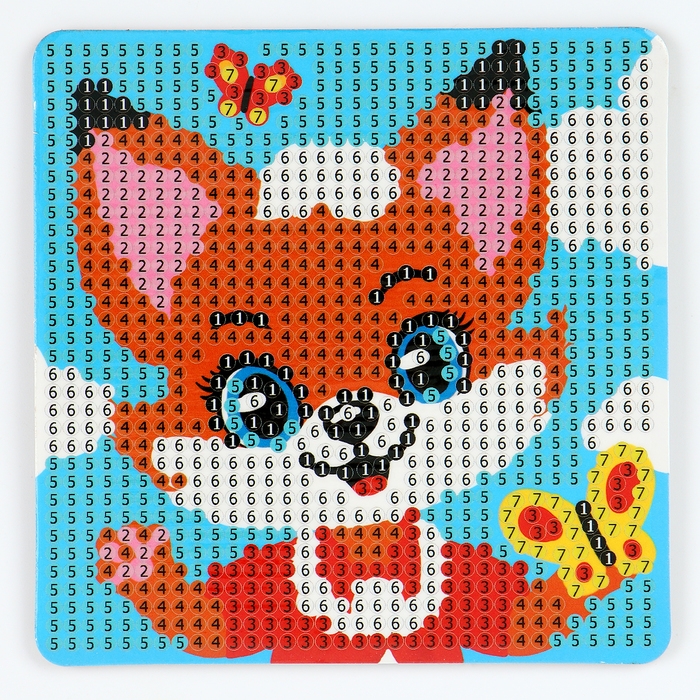 Алмазная мозаика-магнит для детей &laquo;Лисичка&raquo;