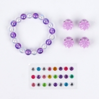 Детские накладные ногти «Радужный Единорожка», 12 шт, набор с браслетом и заколками Детские накладные ногти «Радужный Единорожка», 12 шт, набор с браслетом и заколками