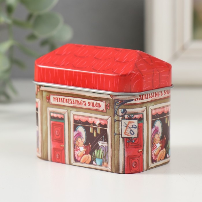 Шкатулка металл Шкатулка металл "Магазинчик" МИКС 4,2х6,7х5,5 см