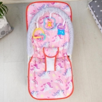 Шезлонг - качалка для новорождённых &laquo;Волшебная пони&raquo;, игровая дуга, игрушки МИКС