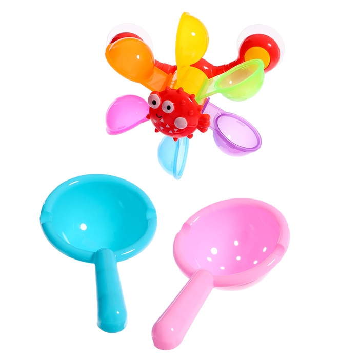 Набор игрушек для ванны &laquo;Водолей&raquo;, 3 предмета, МИКС