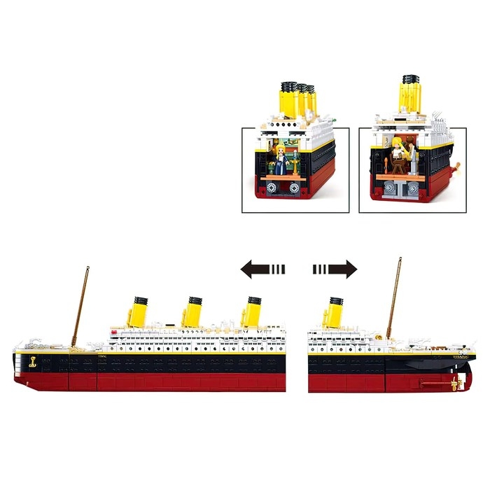 Конструктор Модельки &laquo;Титаник&raquo;, масштаб 1:350, 2401 деталь