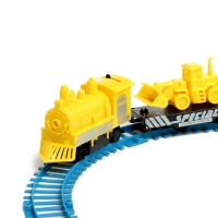 Железная дорога &laquo;Строитель&raquo;, работает от батареек