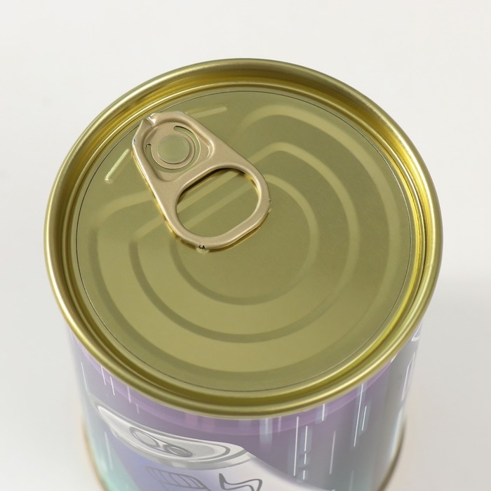 Носки в банке "Гравитационные носки" (внутри носки мужские, цвет чёрный)