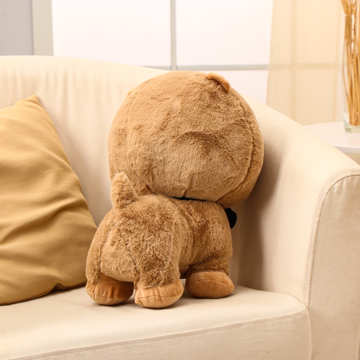 Мягкая игрушка «Собака с бабочкой», 40 см, цвет коричневый Мягкая игрушка «Собака с бабочкой», 40 см, цвет коричневый