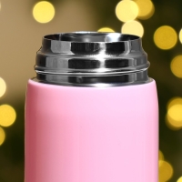 Новый год. Термос &laquo;Волшебства&raquo; цвет розовый, 450 мл