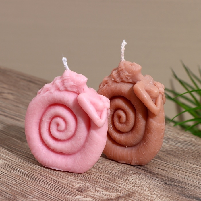 Свеча Свеча "Русалка" 6,5х4х8 см, соевый воск МИКС