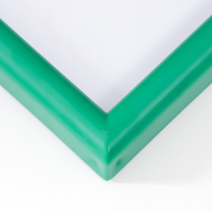 Фоторамка пластик L-4 21х30 см изумруд МИКС (пластиковый экран)