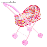 Коляска для кукол &laquo;Русалка&raquo; универсальная, металлический каркас