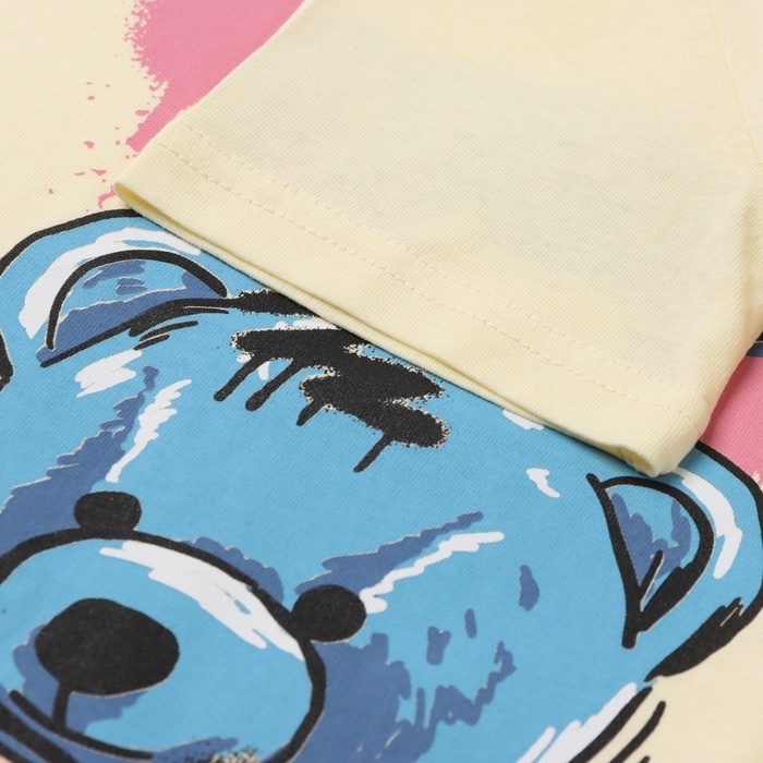 Футболка для мальчика, цвет лимонный, рост 116