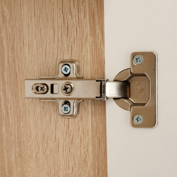 Зеркало-шкаф для ванной комнаты "Вена 50" белый/сонома, 50 х 70 х 13,6 см