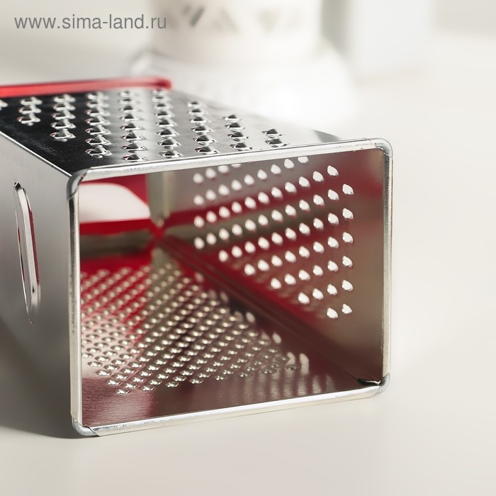 Тёрка Доляна &laquo;Универсал&raquo;, 4 грани, контейнер 450 мл, 27&times;12&times;0,9 см, цвет МИКС