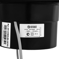 Вентилятор вытяжной "КосмоВент" В125ВК, d=125 мм, 12 Вт, 41 дБ, 160 м&sup3;/ч, с выключ., черный