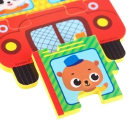 Мягкий пазл для малышей &laquo;Пирамидка: Транспорт&raquo;, 8 деталей, Крошка Я