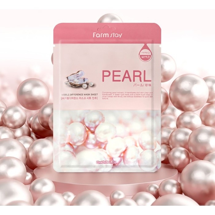 Тканевая маска с экстрактом жемчуга Farmstay, 23 мл Тканевая маска с экстрактом жемчуга Farmstay, 23 мл