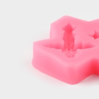 Молд Доляна «Крестики», силикон, 7×7×0,9 см, цвет МИКС Молд Доляна «Крестики», силикон, 7×7×0,9 см, цвет МИКС