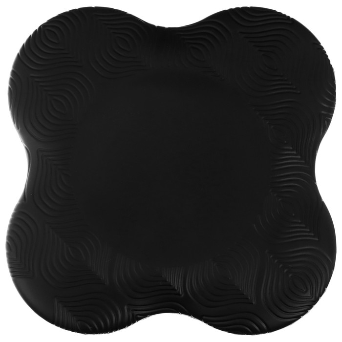 Набор подколенников для йоги и фитнеса Sangh, 19х19 см, 2 шт., цвет чёрный