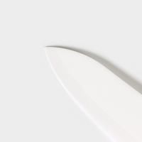 Набор кухонный на подставке &laquo;Изгиб&raquo;, 5 предметов: 4 ножа, 7,5 см, 10 см, 13 см, 15 см, овощечистка, цвет зелёный