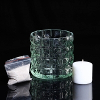 Ваза-подсвечник "Авиньон" с белой свечой, 11,8х11,5 см, стекло Ваза-подсвечник "Авиньон" с белой свечой, 11,8х11,5 см, стекло