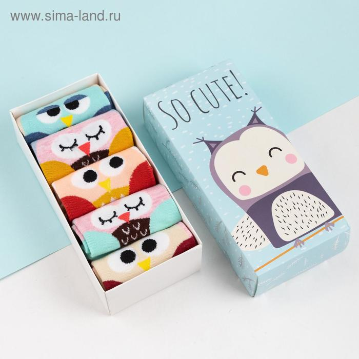 Набор носков KAFTAN Набор носков KAFTAN "For U!" 5 пар, р-р 35-38 (24-26 см)