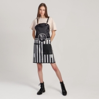 Фартук для мастера, цвет чёрный/белый Фартук для мастера, цвет чёрный/белый