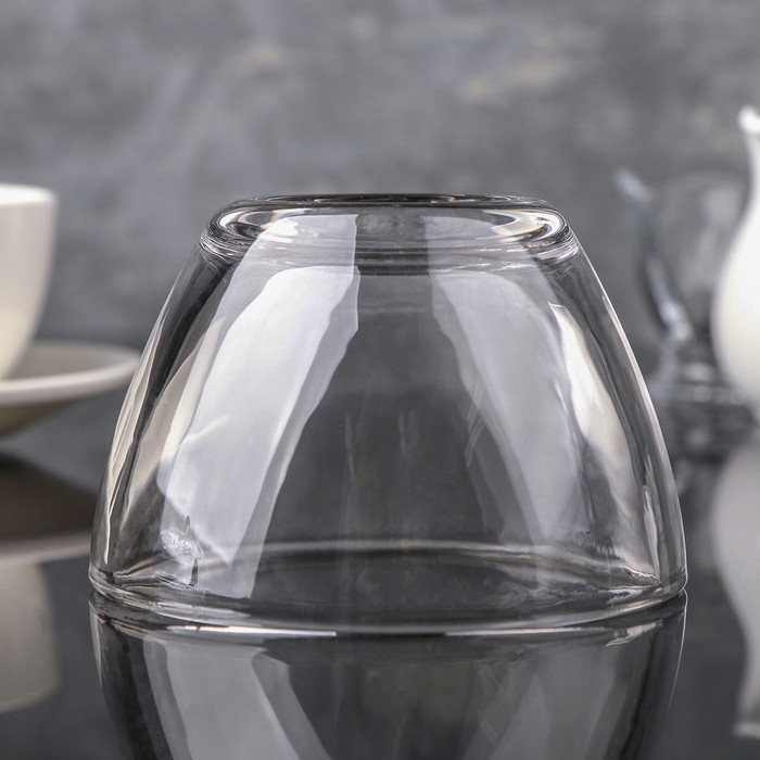 Сахарница стеклянная &laquo;Яблоко&raquo;, 300 мл, 10&times;11 см