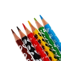 Карандаши 6 цветов "Зоопарк" Каляка-Маляка, трехгранные, с принтом на корпусе, дерево Карандаши 6 цветов "Зоопарк" Каляка-Маляка, трехгранные, с принтом на корпусе, дерево