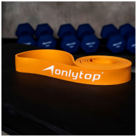 Эспандер ленточный многофункциональный ONLYTOP, 208х2,9х0,5 см, 11-36 кг, цвет оранжевый Эспандер ленточный многофункциональный ONLYTOP, 208х2,9х0,5 см, 11-36 кг, цвет оранжевый