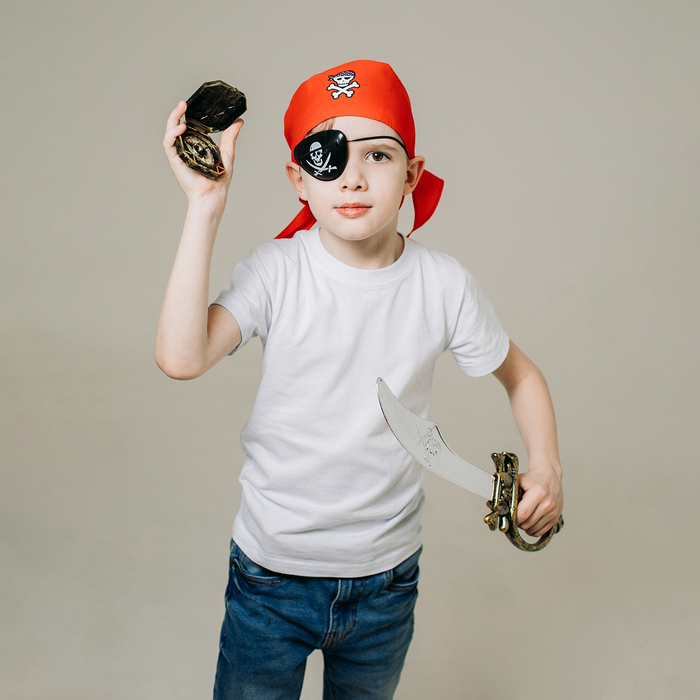 Карнавальный набор &laquo;Львиное сердце&raquo;, бандана, компас, наглазник, меч