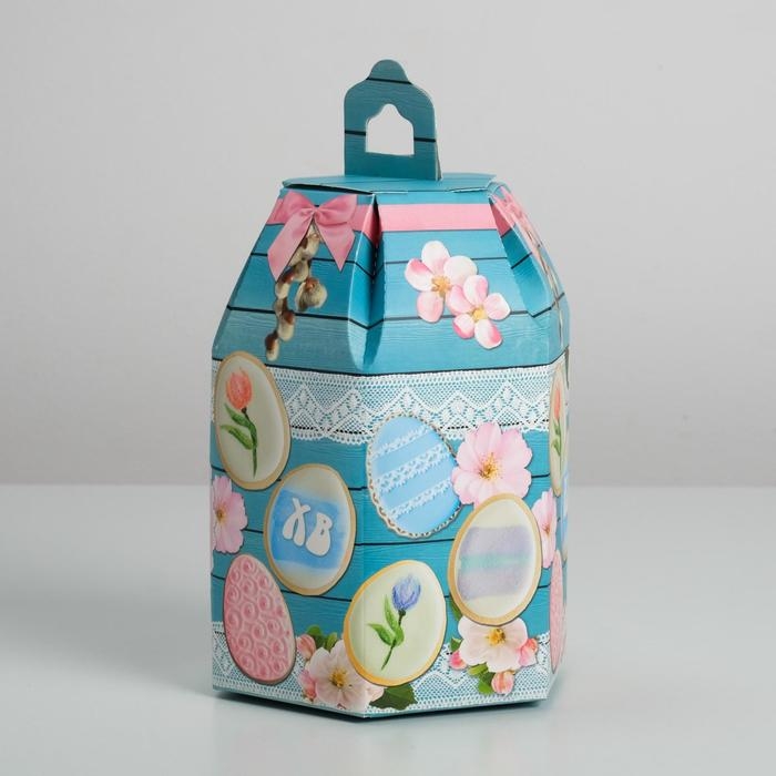 Коробка кондитерская складная, упаковка «Светлая Пасха», 16,5 х 14,5 х 21 см Коробка кондитерская складная, упаковка «Светлая Пасха», 16,5 х 14,5 х 21 см