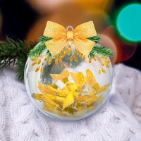 Ёлочный шар своими руками «Яркого Нового года» с пожеланиями, новогодний набор для творчества Ёлочный шар своими руками «Яркого Нового года» с пожеланиями, новогодний набор для творчества