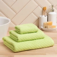 Полотенце махровое LoveLife &laquo;Минимализм&raquo; 50х80 см, салатовый, 100% хлопок, 500 гр/м2