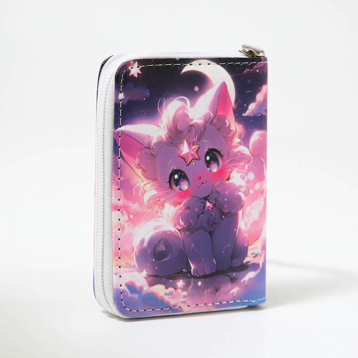 Кошелёк детский на молнии «Выбражулька», цвет сиреневый Кошелёк детский на молнии «Выбражулька», цвет сиреневый