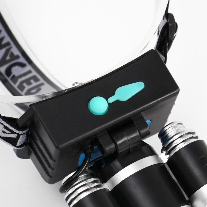 Фонарь налобный аккумуляторный Фонарь налобный аккумуляторный "Мастер К", 10 Вт, 1200 мАч, 600 лм, 8 х 9 х 6 см