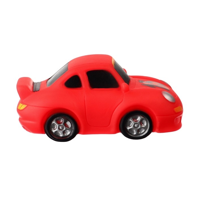 Резиновая игрушка для ванны &laquo;Гоночная машинка&raquo;, 8 см, виды МИКС Крошка Я