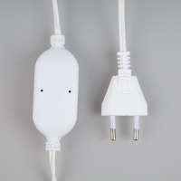 Гирлянда «Нить» 10 м роса, IP44, медная нить, 100 LED, свечение тёплое белое, мерцание, 220 В Гирлянда «Нить» 10 м роса, IP44, медная нить, 100 LED, свечение тёплое белое, мерцание, 220 В