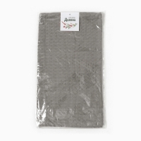 Полотенце "Доляна" цв. серый 35х60 см, 100% хл., крупная вафля 220 г/м2