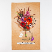 Набор кухонных полотенец Доляна &laquo;Любимая бабушка&raquo;, 35х60см-4шт, 100% хлопок