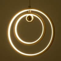 Светильник BayerLux "Хайфи" 36Вт LED хром 30х30х32см