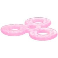 Набор прорезывателей силиконовых &laquo;Для малыша&raquo;, с погремушкой, 3 шт., Крошка Я