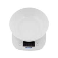 Весы кухонные Zelmer ZKS1460, электронные, до 5 кг, белые Весы кухонные Zelmer ZKS1460, электронные, до 5 кг, белые