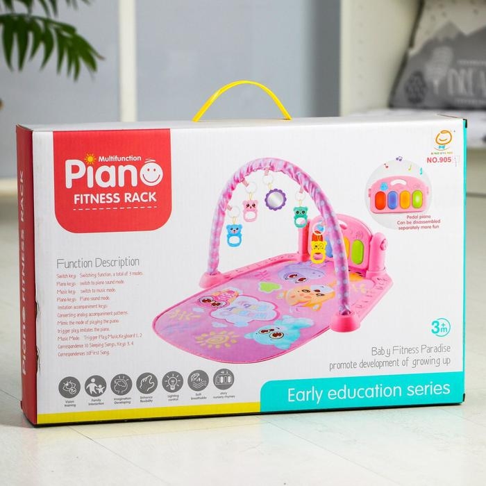 Развивающий коврик с дугами &laquo;Совушкин дом&raquo;, 110х83 см.