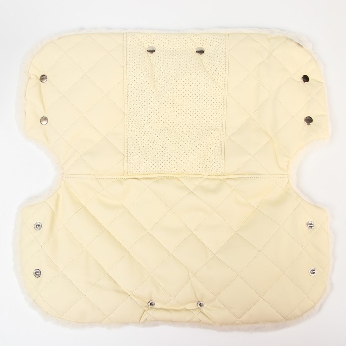 Муфта для коляски стеганная Elegante, цвет: молочный Муфта для коляски стеганная Elegante, цвет: молочный