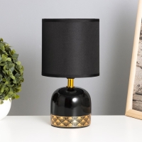 Лампа настольная "Иоланда" 1х40Вт Е14 черный 13х13х25см Лампа настольная "Иоланда" 1х40Вт Е14 черный 13х13х25см