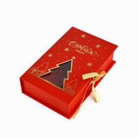 Коробка‒книга &laquo;Ёлочка&raquo;, 20 х 12.5 х 5 см, Новый год