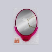 Зеркало настольное - подвесное, зеркальная поверхность 12,5 &times; 16,5 см, цвет МИКС